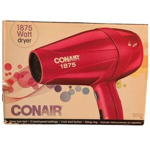 New hot pink compact Conair 1875 hair dryer